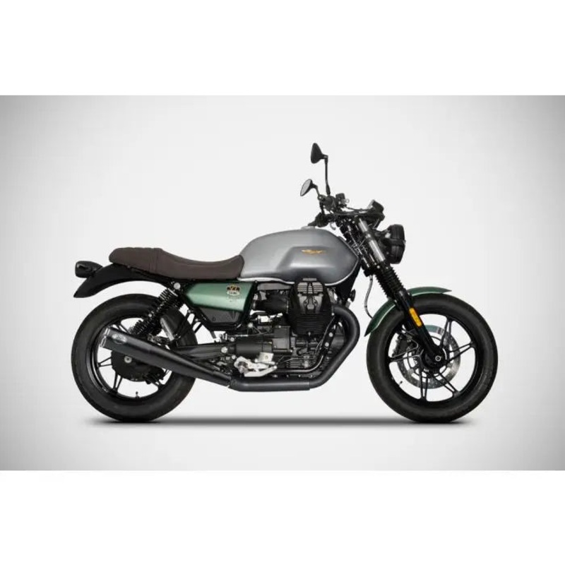 ZARD Exhaust Slip-on Black Coating Moto Guzzi V7 850 2021-