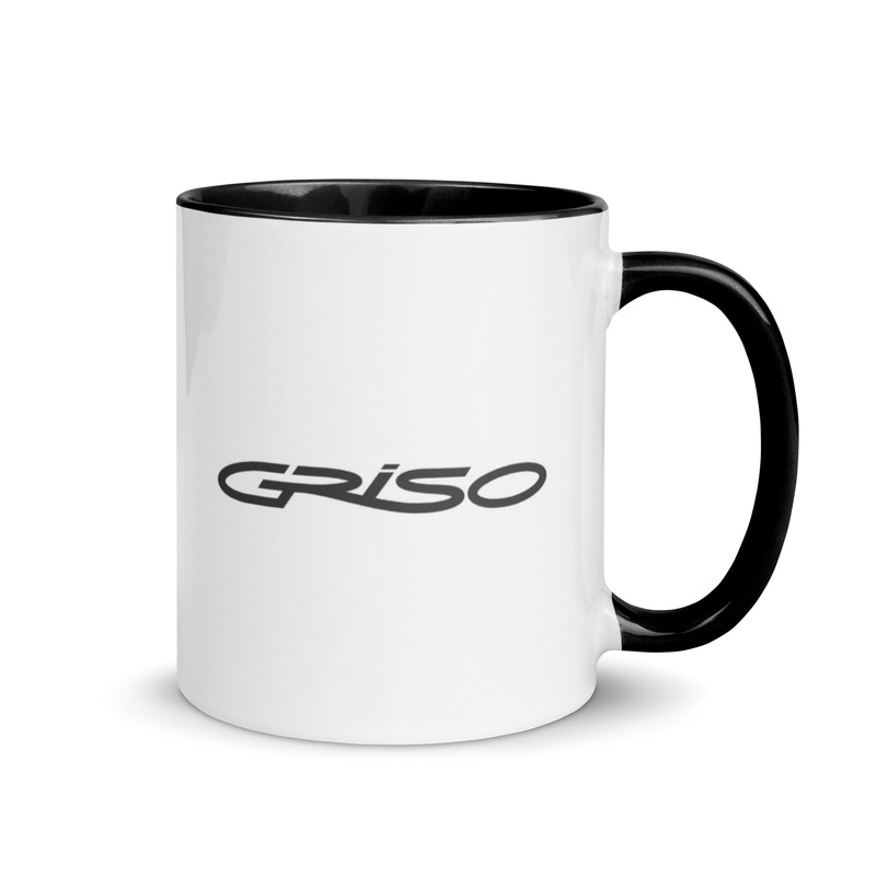 Griso Coffee Mug|Black|Red|Dark green