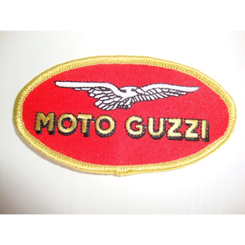 MOTO GUZZI LOGO PATCH 4 LONG X 2 inch HIGH (#789000)