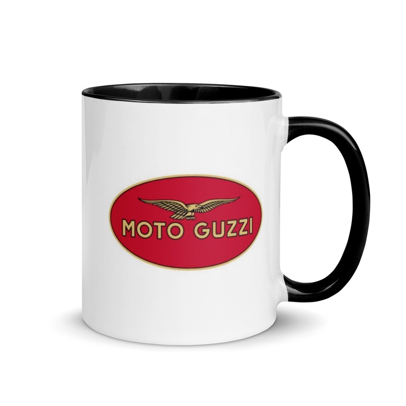 Multi color Guzzi Mug|Black|Red|Dark green