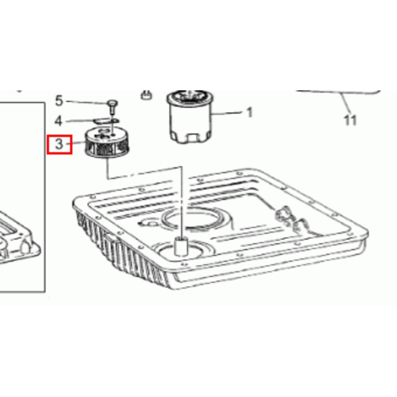 OIL FILTER SCREEN (#01152200)
