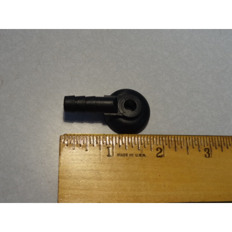 CARB.ADAPTER BLACK PLASTIC (#13934600)
