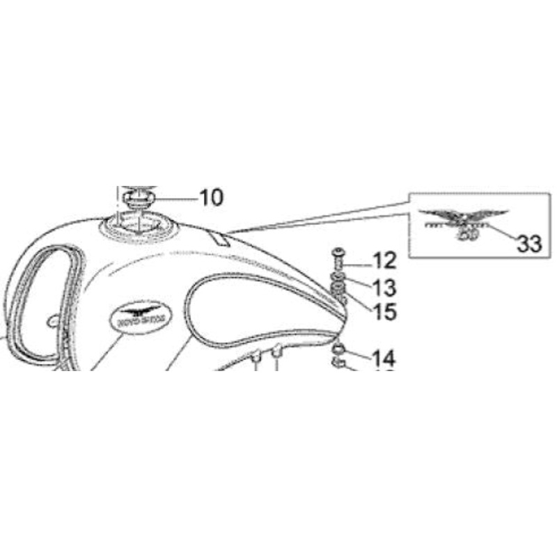 DECAL 80TH CHROME (#03917542)