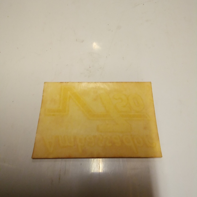 DECAL AMB S/C WHITE (#13917801)