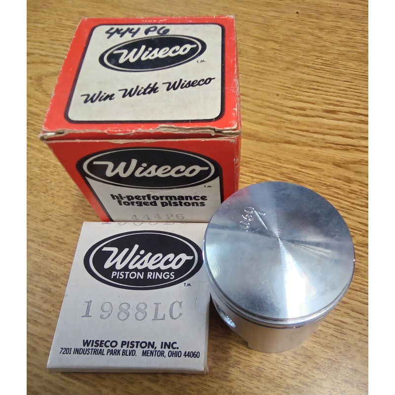 WISECO Piston 444P6 Suzuki 73-77 TS / TC 100, Oversize 0.060