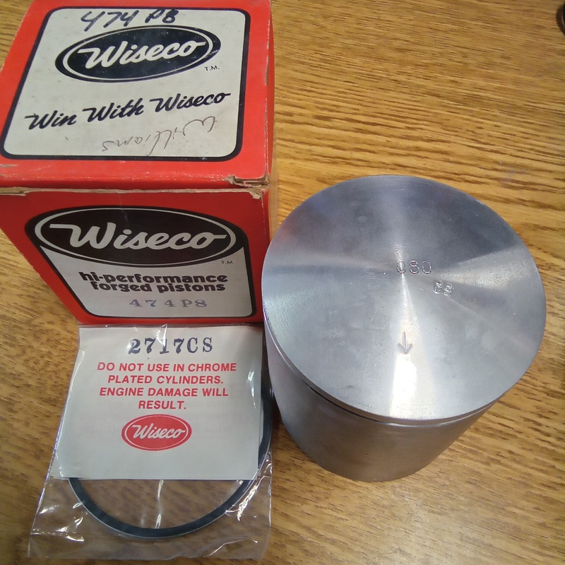 WISECO Piston 474P8 Suzuki RM250 77-81 Oversize 0.080