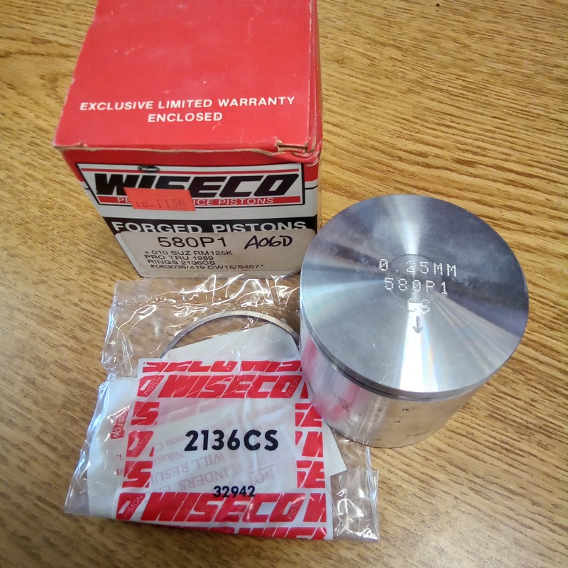 WISECO Piston 580P1 1989 Suzuki RM125K Oversize .25mm
