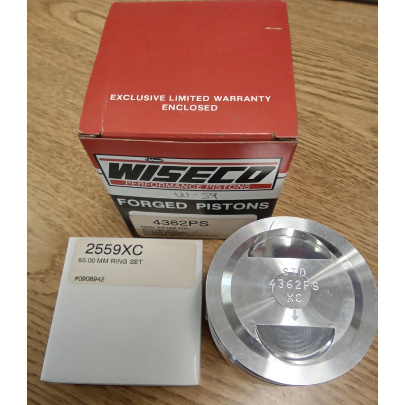 WISECO PISTON KIT Honda XR185, 200, ATC 185, 200 STD PART #4362PS