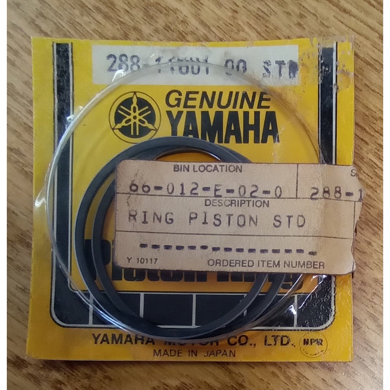 Yamaha Piston Ring Set Standard 288-11601-00