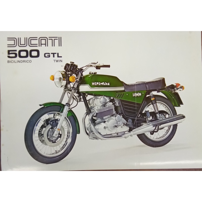 Ducati 500 GTL Sales Brochure Green