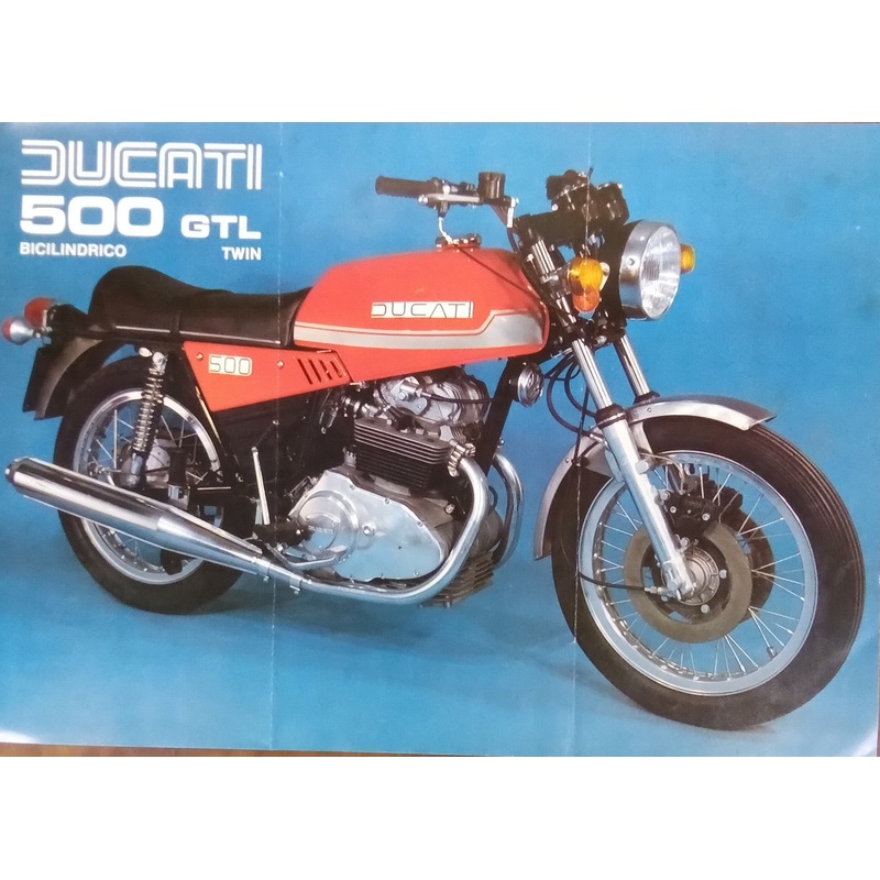 Ducati 500 GTL Sales Brochure Red