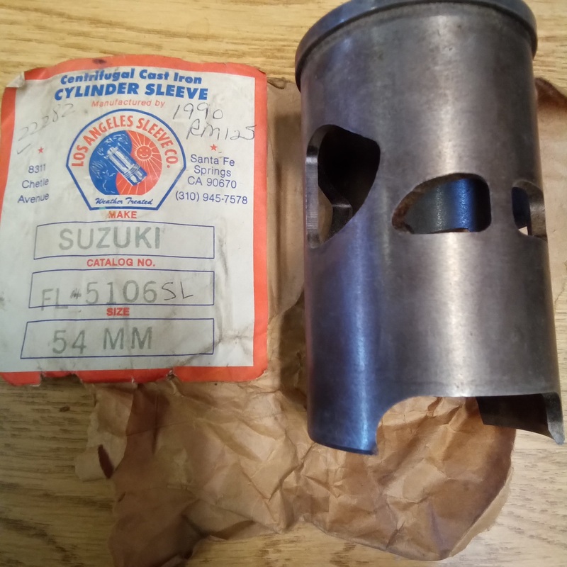Los Angeles Sleeve Co. Replacement Cylinder Sleeve 1990 Suzuki RM125 FL5106SL
