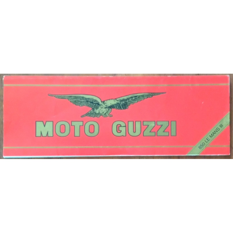 Moto Guzzi 850 Le Mans III Brochure