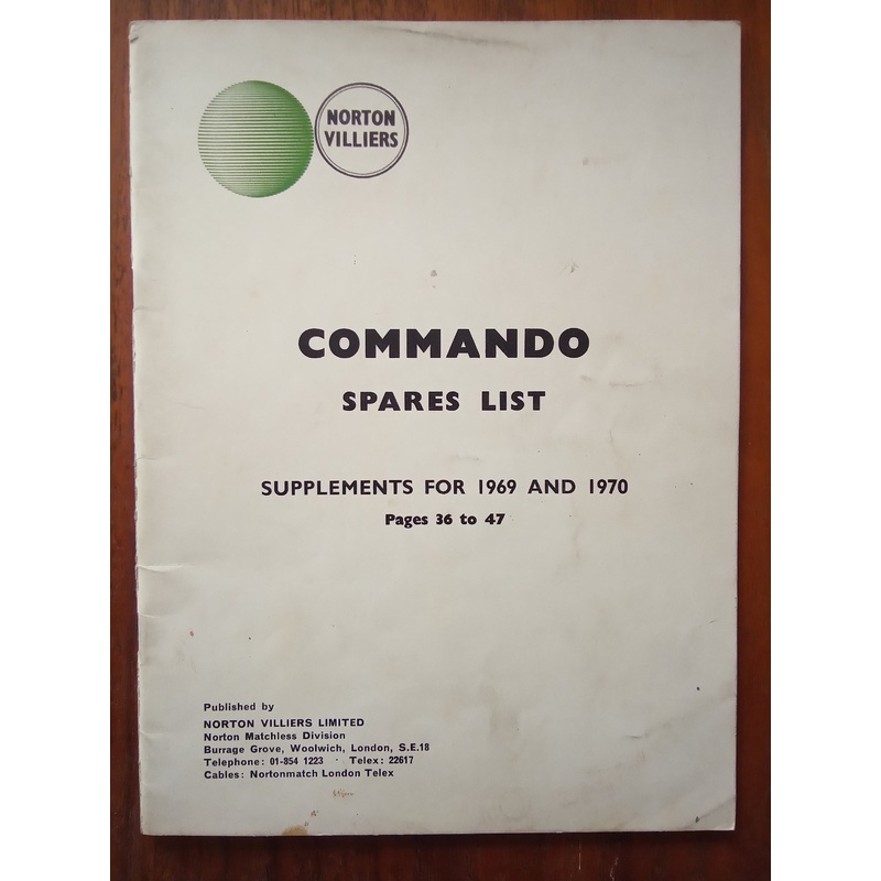 Norton / Triumph / BSA Dealer Information Manuals
