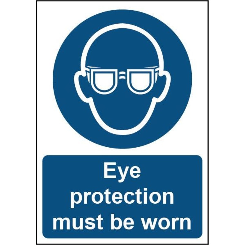 Smiths Architectural Eye Protection Must Be Worn Sign