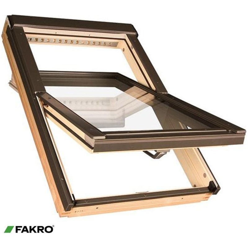 Fakro Pine Centre Pivot Window