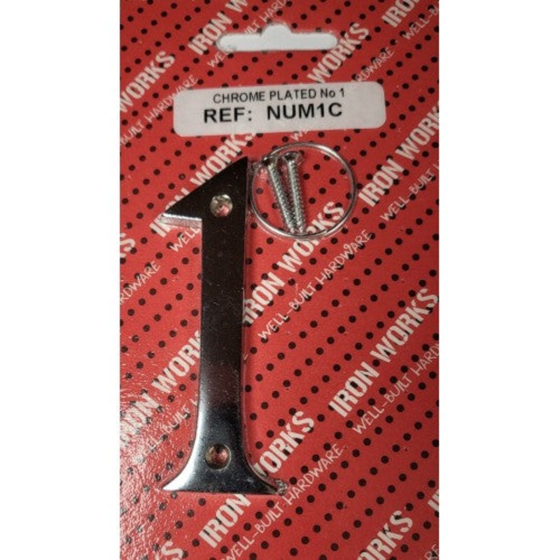 Fast Pak #1 CHROME NUMERAL 75mm