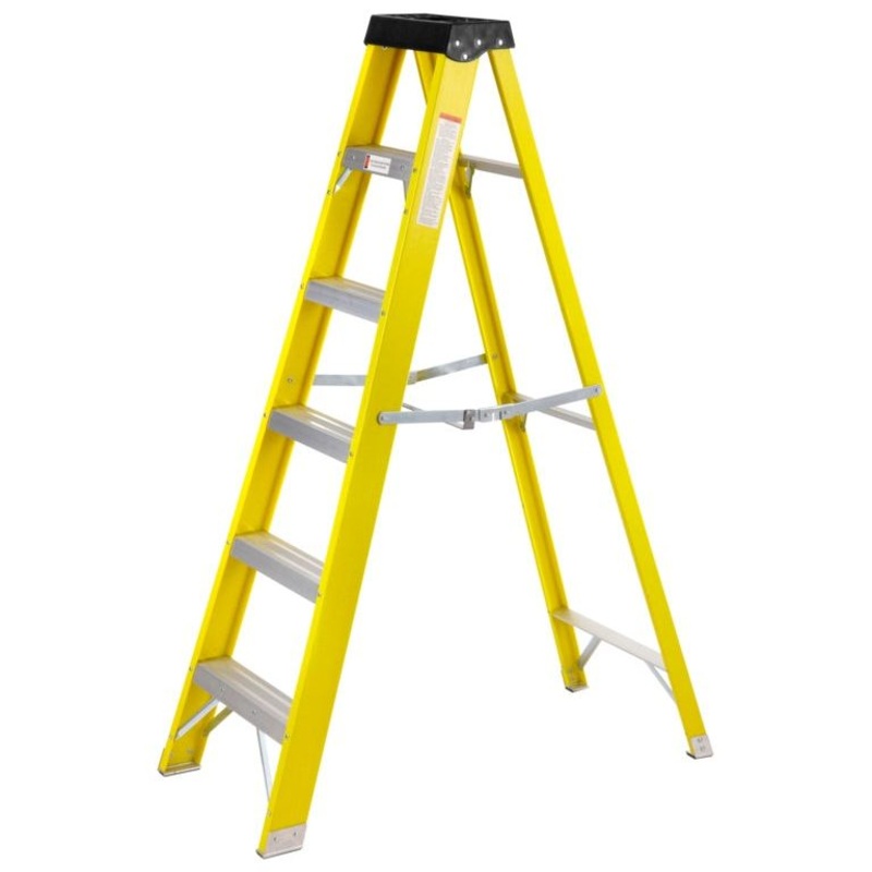 SupaTool Fibreglass Stepladder 6 Tread
