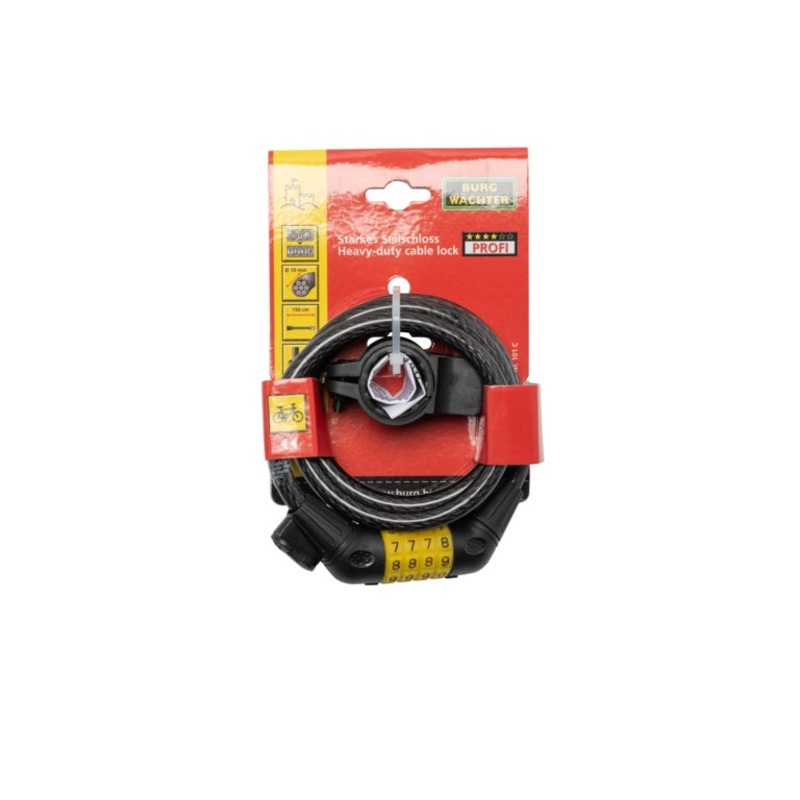 Burg-Wchter Combination Locking Cable with LED