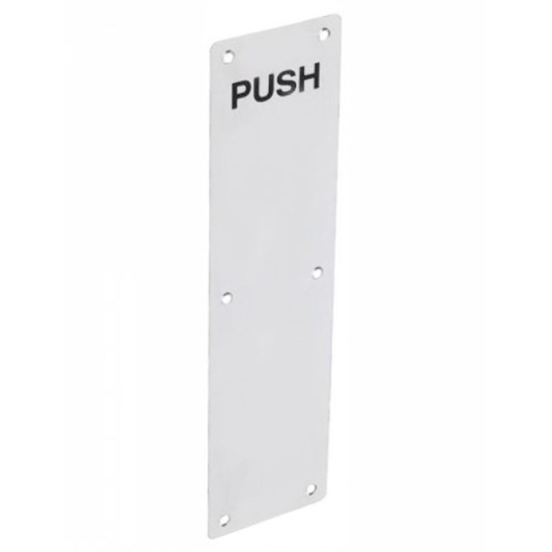 Securit Aluminium ‘Push’ Fingerplate