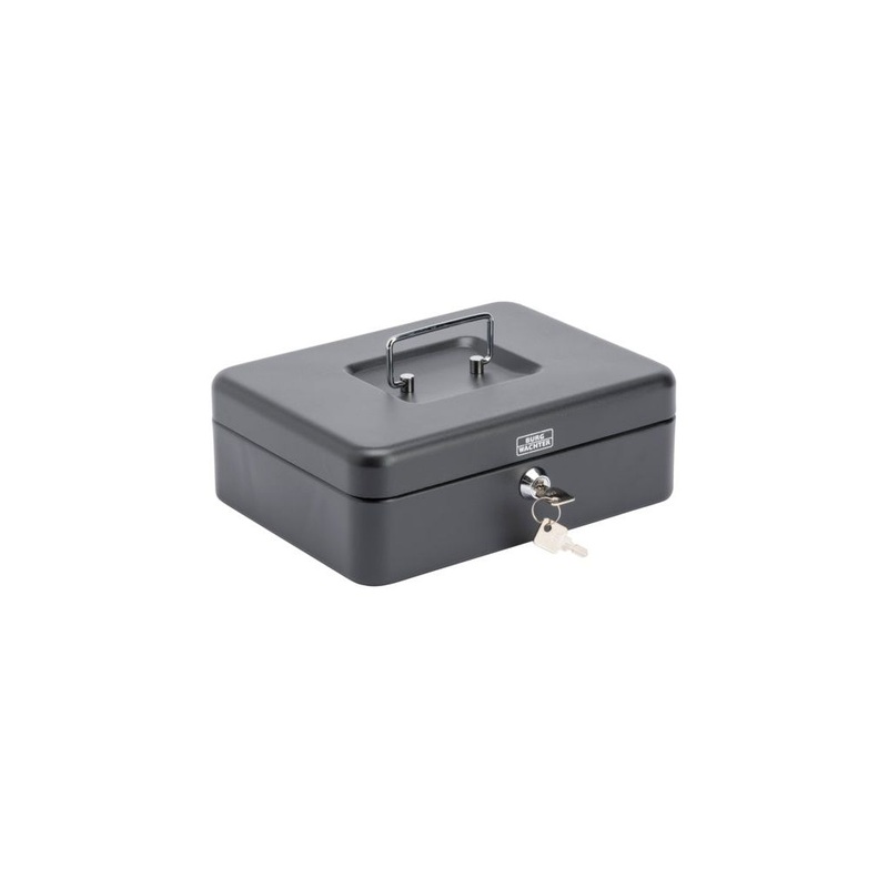 Sterling Cash Box With Coin Tray 10″ Mixed Colours
