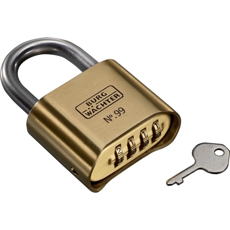 Burg-Wchter Mid Security 4-Dial Combination Padlock