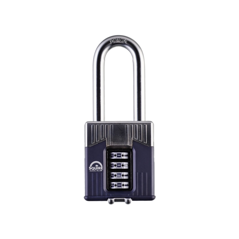 Squire Warrior Combi Padlock – Long Shaft 2 Keys