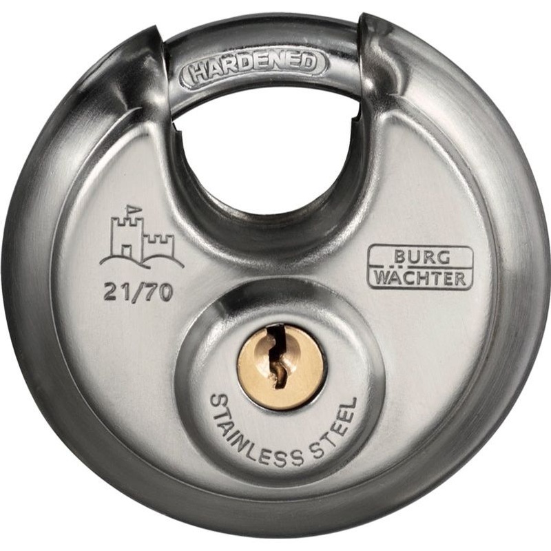 Burg-Wchter Heavy Security Closed Shackle Disc Padlock