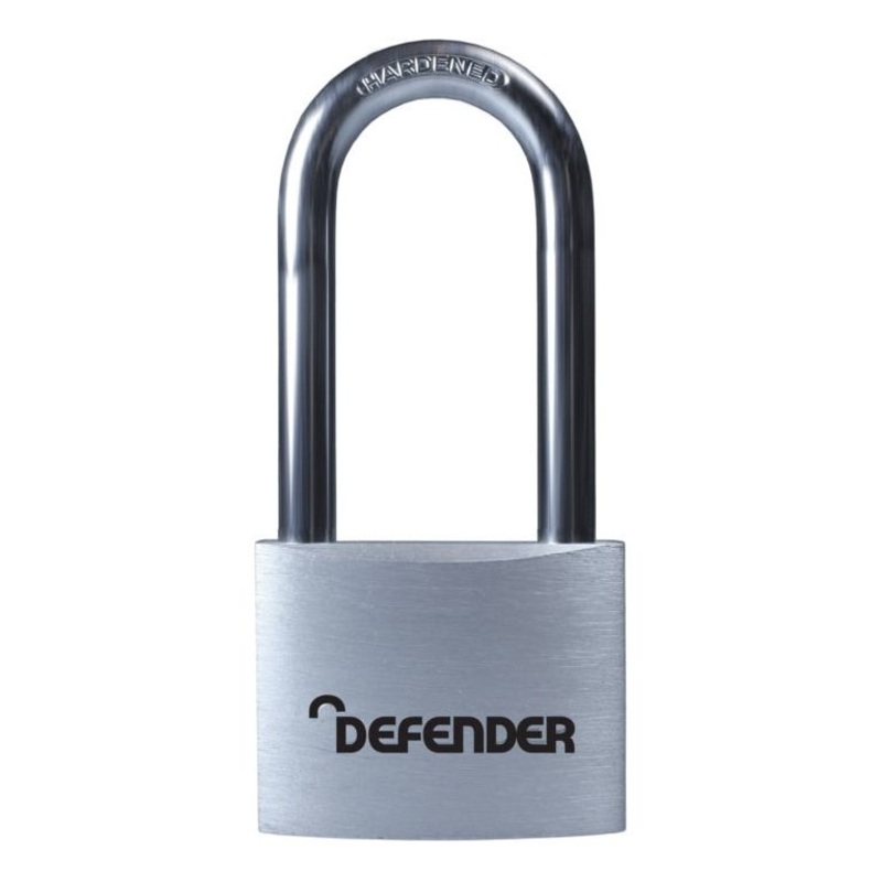Defender Aluminium Padlock Long Shackle