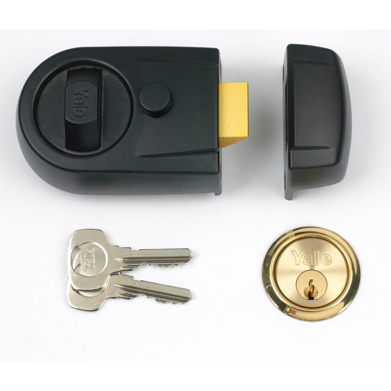Yale Y3 Nightlatch – Visi Pack Black