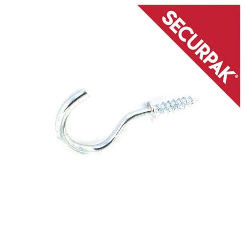 Securpak Cup Hook ZP 25mm Pack 15