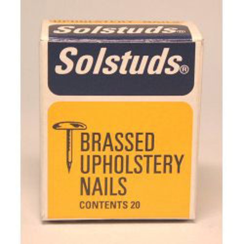 Solstuds Upholstery Nails – Brassed (Box Pack) 10mm