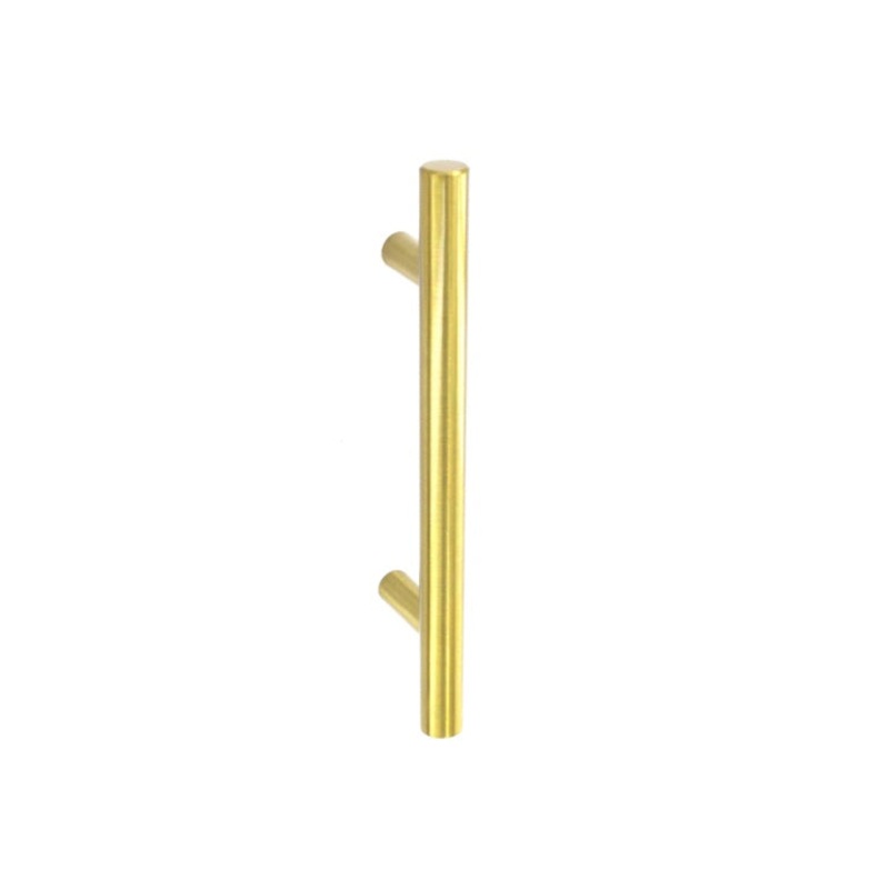 Securit Plain Bar Handle Satin Brass