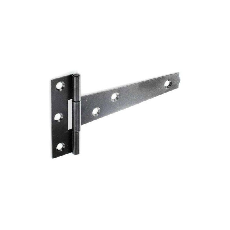 Securit Light  Tee Hinges Black 10 Pairs