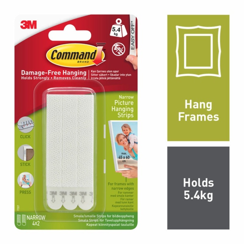 Command Narrow Picture Hanging Strips