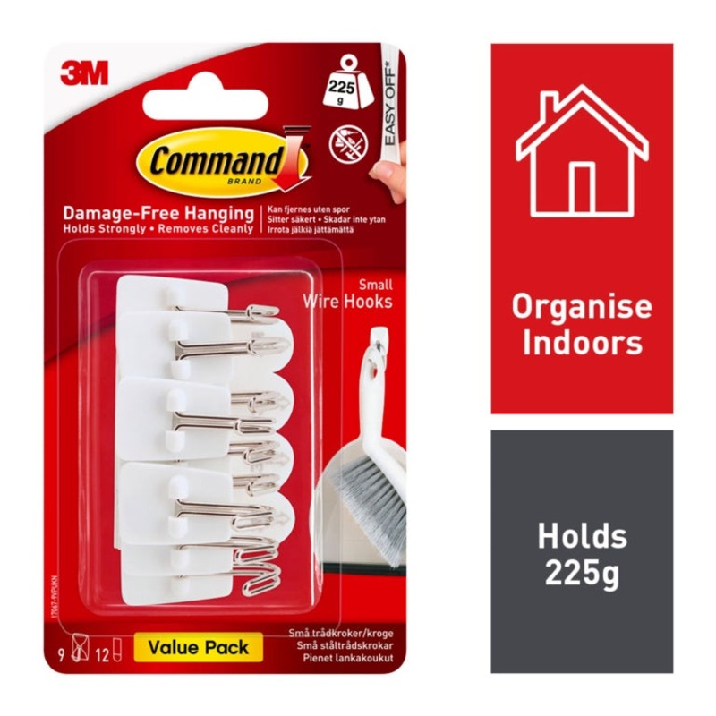 Command Small Wire Hooks Value Pack