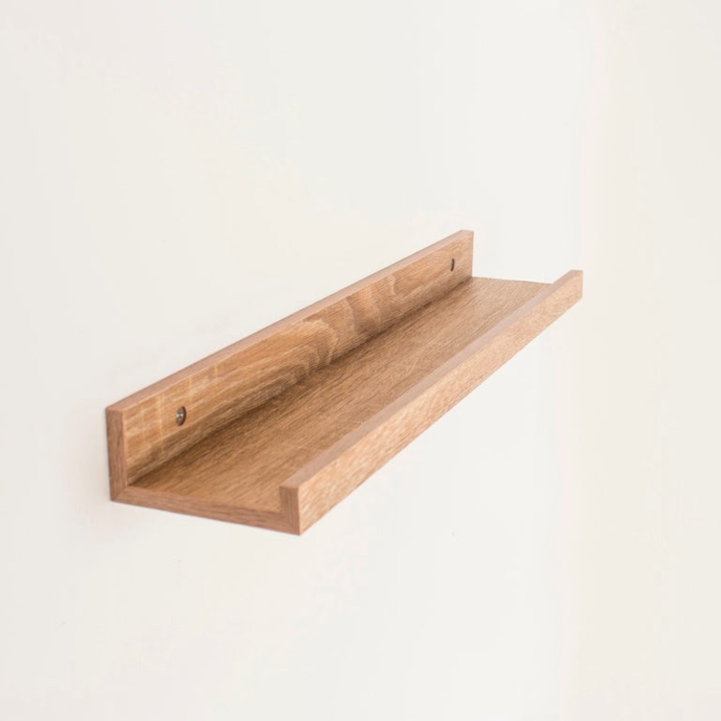 Core Products Dura Wide Floating Book Shelf 58cm Oak Effect
