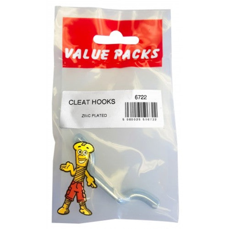 Fast Pak CLEAT HOOKS  ZINC