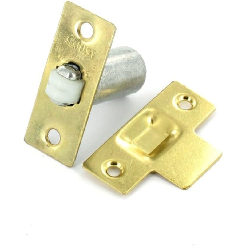Securit Adjustable Roller Catch Brass Plated