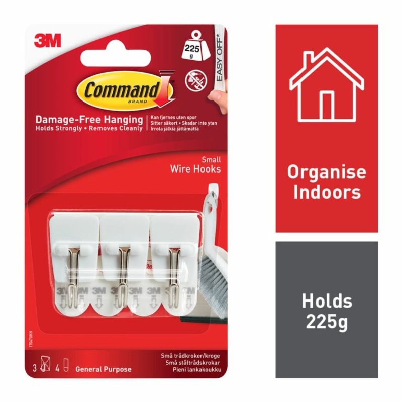 Command Small Wire Hooks
