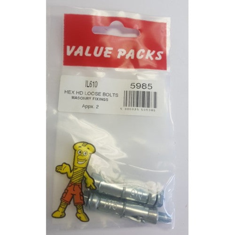 Fast Pak M6 HEX LOOSE BOLT
