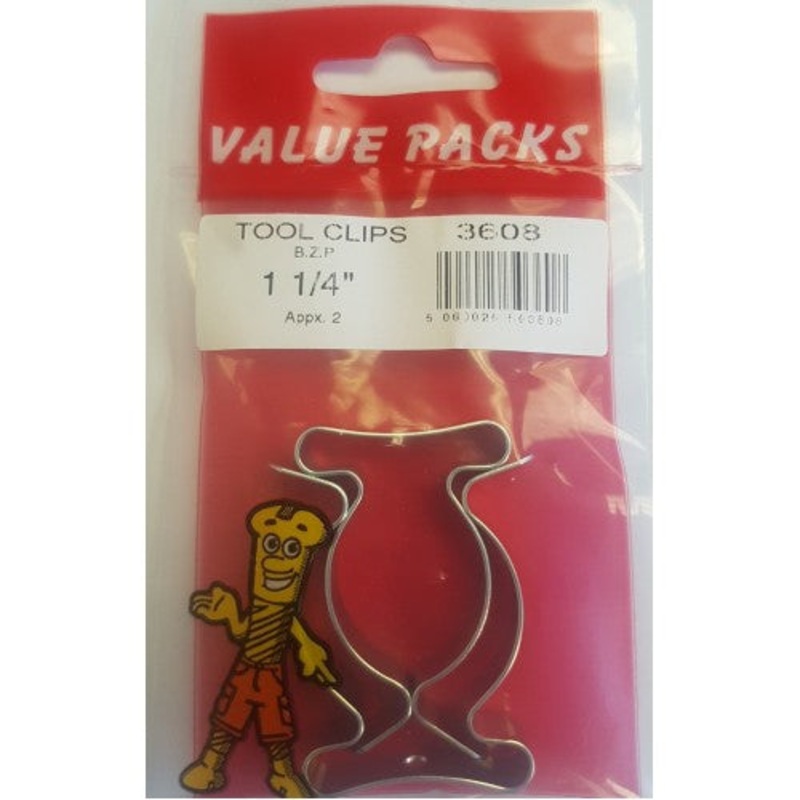 Fast Pak 1 1/4” TOOL CLIPS