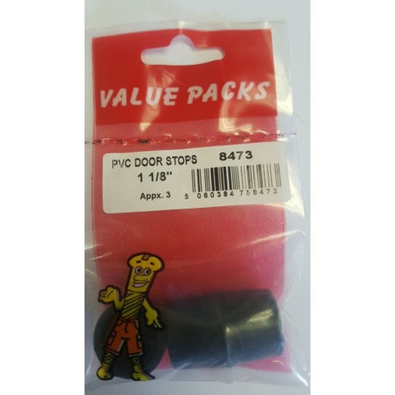 Fast Pak 1 1/8” DOOR STOPS BLACK