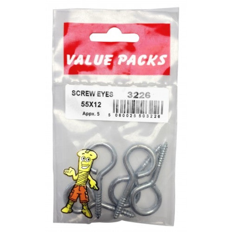 Fast Pak SCREW EYES 55 X 12