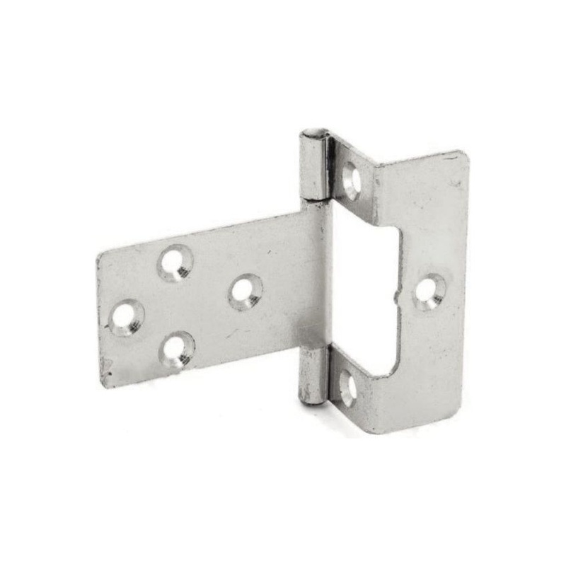 Securit Flush Hinges 5/8″ Cranked Zinc Plated (Pair)