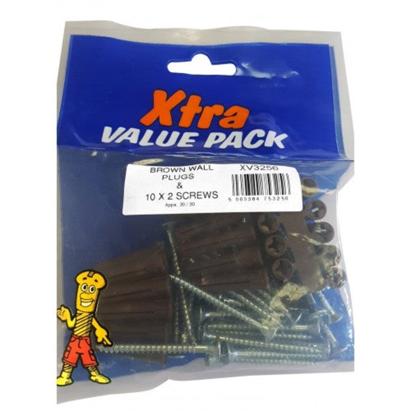 Fast Pak BROWN  PLUGS & 10 X 2  30pcs X Val