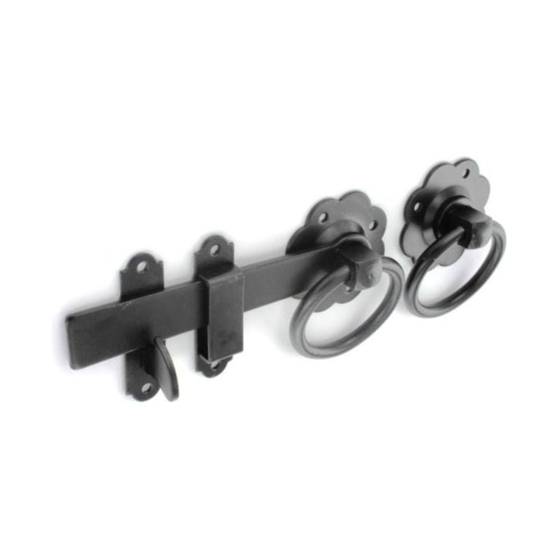 Securit Ring Gate Latch Black