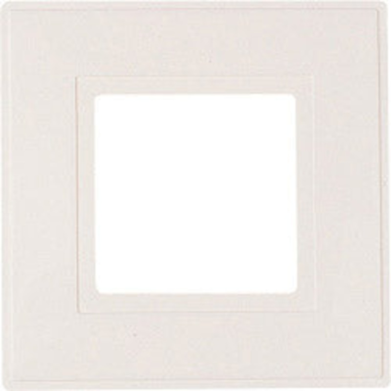 Securlec White Finger Plates for Flush Wall Switches