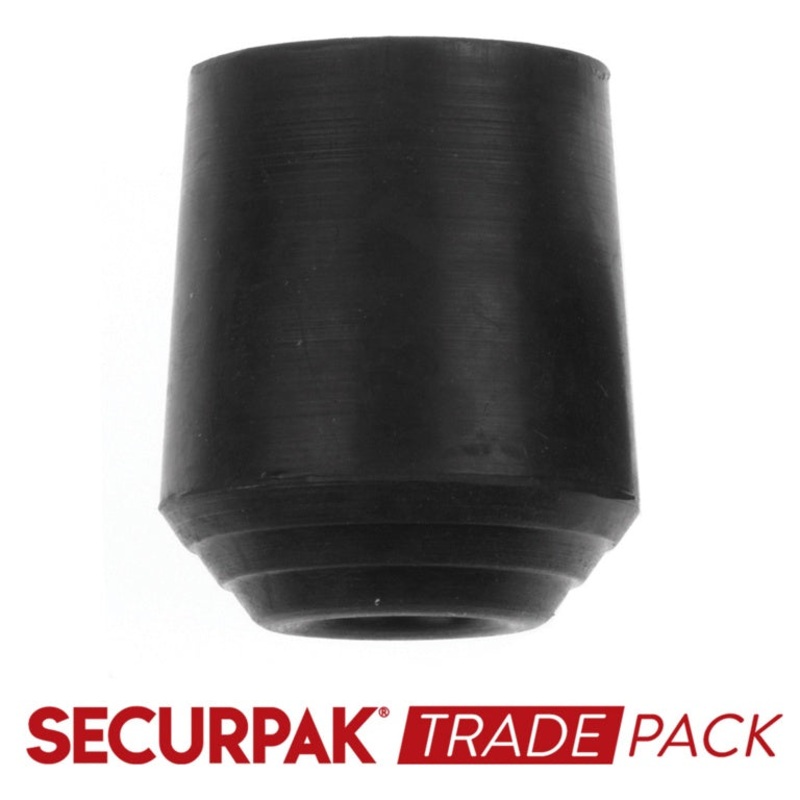 Securpak Chair Ferrule Black 25mm 8 Pack