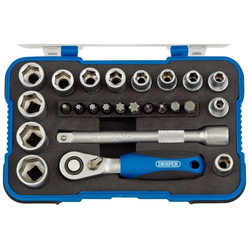 Draper 1/4″ Sq Dr Metric Socket Set